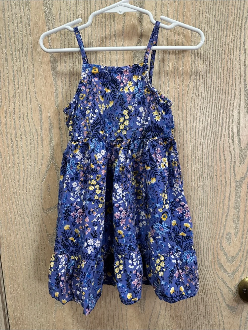 Old Navy Blue Floral Dress 3T
